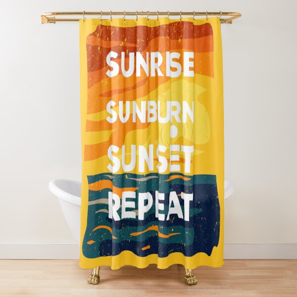 Item preview, Sunrise sunburn sunset repeat retro style, beach funny ocean vacation, travelling lover, vacation designed and sold by SGS-.