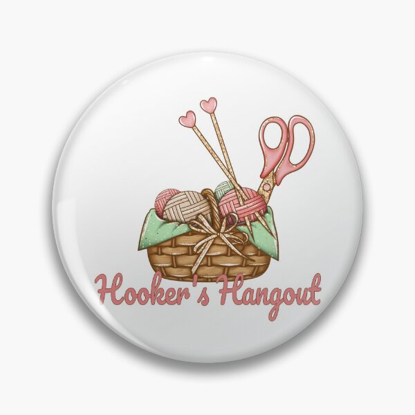 Item preview, Hooker's hangout - crochet puns designed and sold by Randa Ranmania.