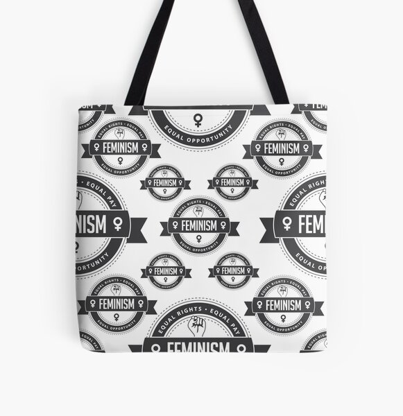Feminist Fist Sign Deluxe Printing Small Purse Portable Receiving Bag 