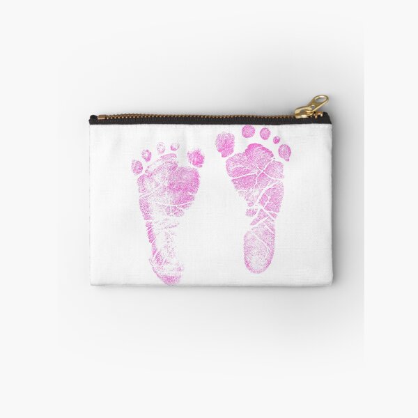 Item preview, Pink Baby Footprints. Adorable Baby Feet Perfect For New Baby Girl designed and sold by Digital Eclectica.