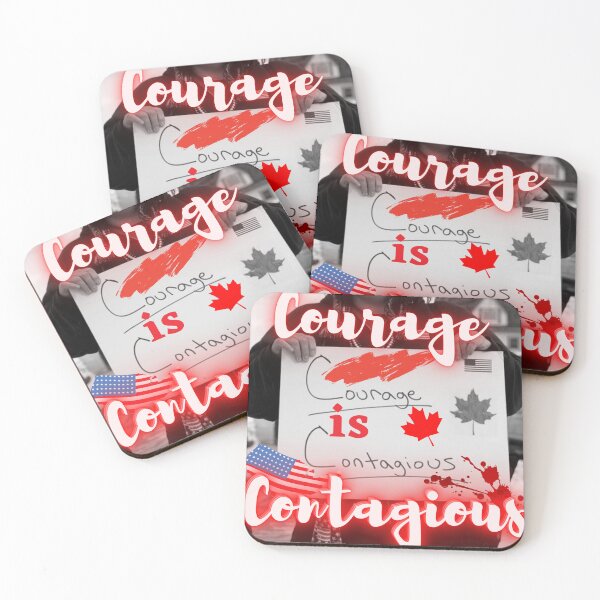 Item preview, Courage is Contagious designed and sold by Swaggaville.