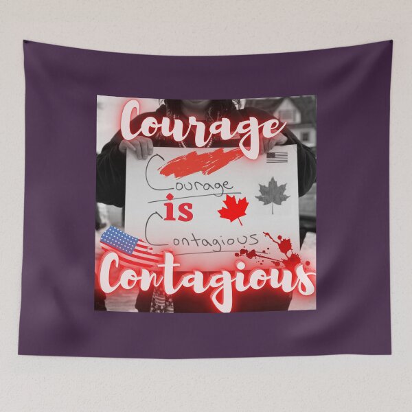 Item preview, Courage is Contagious designed and sold by Swaggaville.