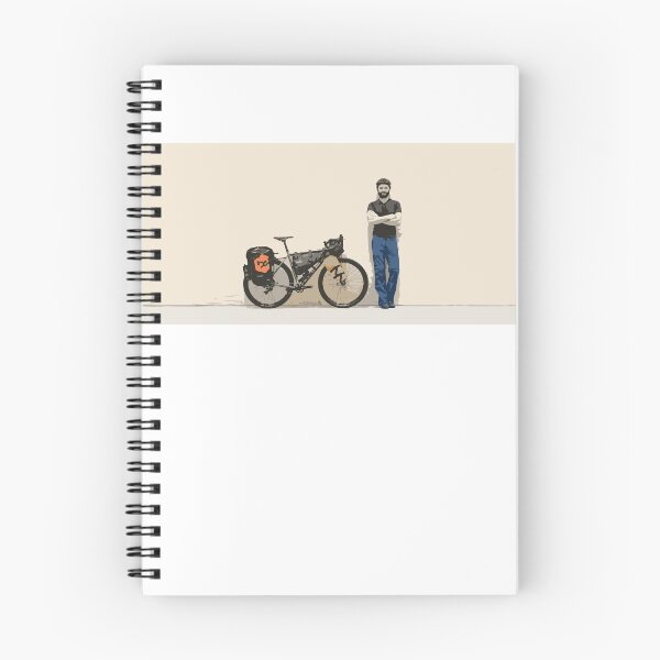 Item preview, Color Traveller Solo Bikepacking gravel bike solo travel travelling by bike bikepacker  designed and sold by angelpardo.