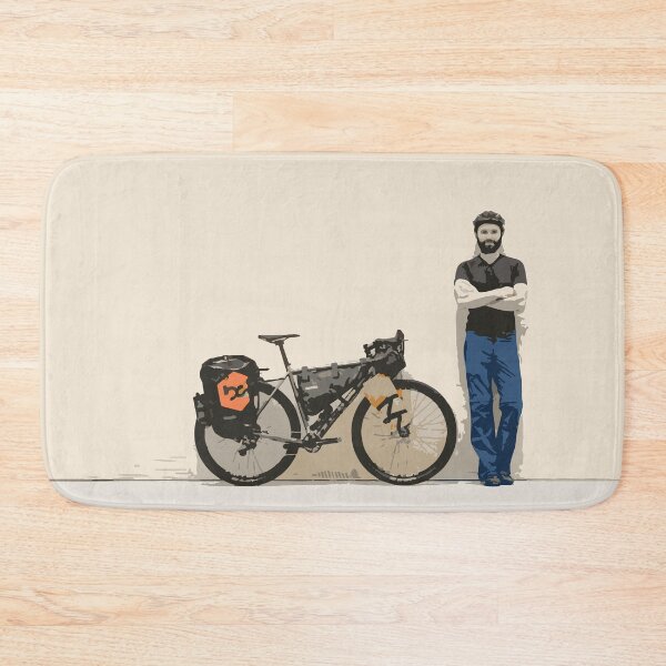 Item preview, Color Traveller Solo Bikepacking gravel bike solo travel travelling by bike bikepacker  designed and sold by angelpardo.