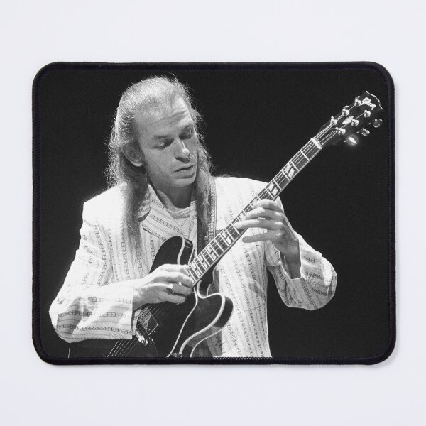 Item preview, Steve Howe BW Photograph designed and sold by ConcertImages.