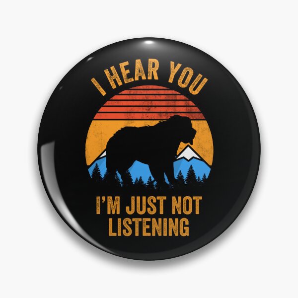Item preview, I Hear You Just Not Listening Stubborn St Bernard  designed and sold by Guarddogdrive.