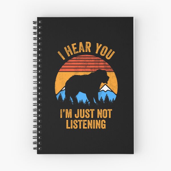 Item preview, I Hear You Just Not Listening Stubborn St Bernard  designed and sold by Guarddogdrive.