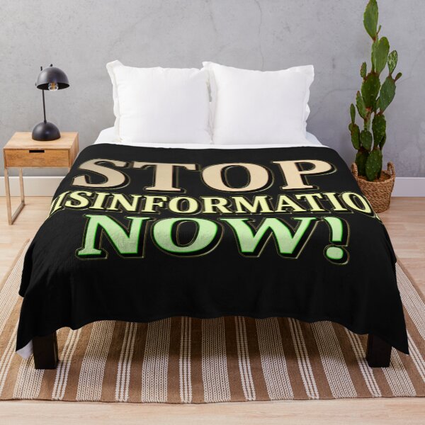 Item preview, "STOP MISINFORMATION" Cute Design. Buy Now designed and sold by Health And Fitness Posts e-Store.