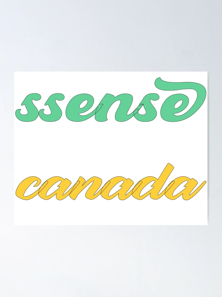 ssense canada Poster for Sale by SOWCOMPANY