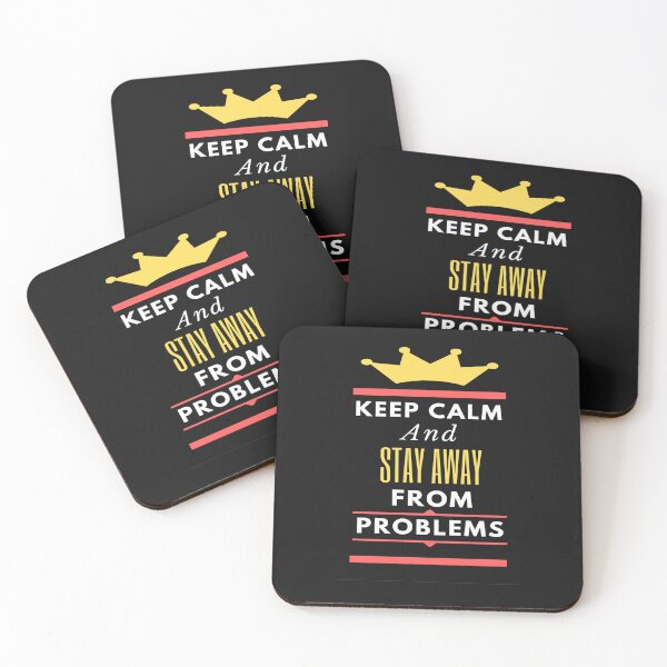 Item preview, Keep Calm And Stay Away From Problems designed and sold by adeleqo.