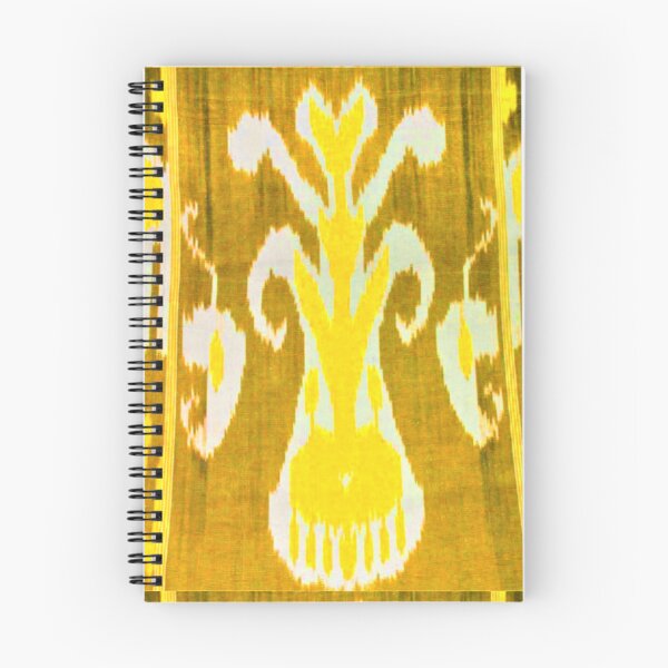 Item preview, Uzbek ikat tulip flower pattern designed and sold by LeFabriqueOuz.
