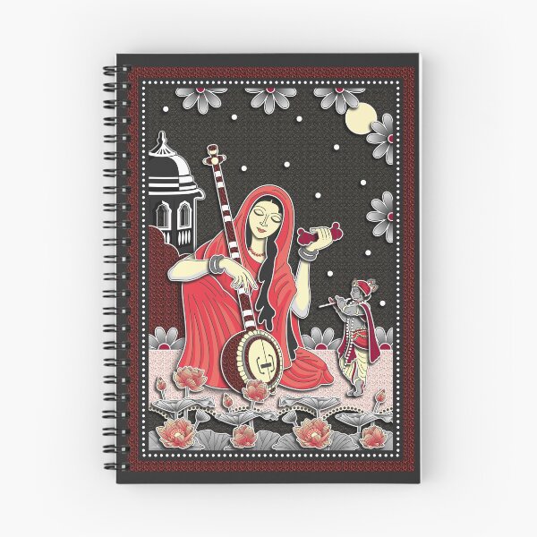 Item preview, Mirabai singing for Sri Krishna designed and sold by GundicaArt.