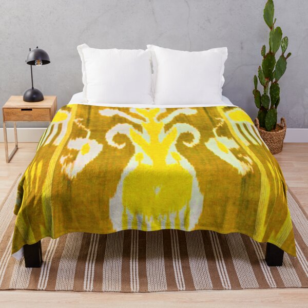Aperçu de l'œuvre Modèle de fleur de tulipe ikat ouzbek créée et vendue par LeFabriqueOuz.