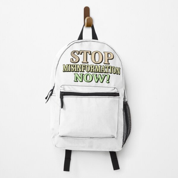 Item preview,  "STOP MISINFORMATION" Cute Design. Buy Now designed and sold by Health And Fitness Posts e-Store.