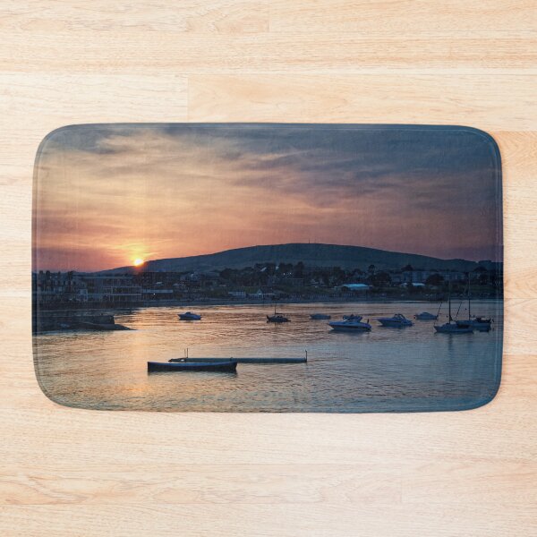 Item preview, Sunset over Swanage and Purbeck Hills designed and sold by galpinimages.