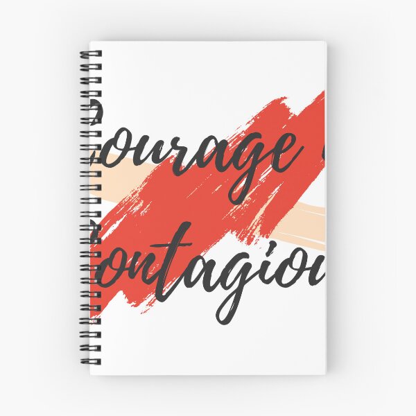 Item preview, Courage is Contagious - Stylish T-Shirt designed and sold by Swaggaville.