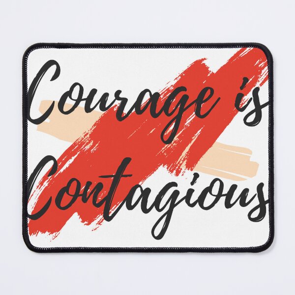 Item preview, Courage is Contagious - Stylish T-Shirt designed and sold by Swaggaville.