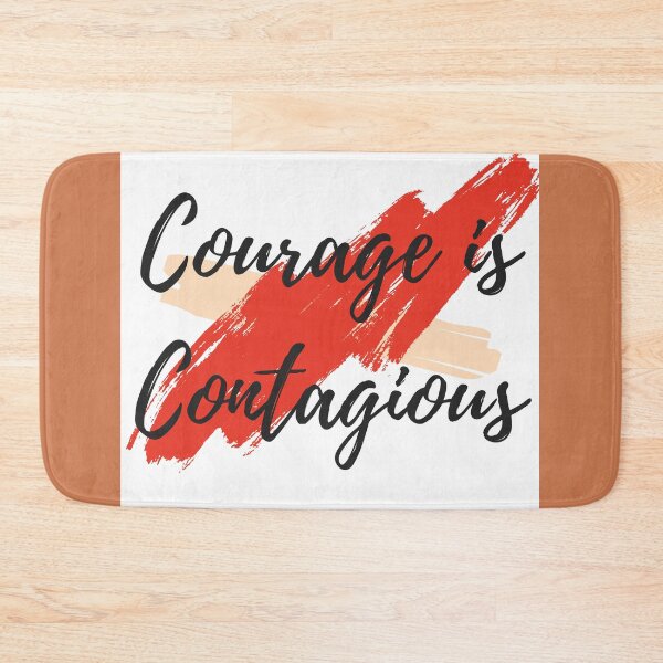Item preview, Courage is Contagious - Stylish T-Shirt designed and sold by Swaggaville.