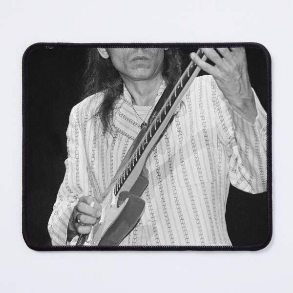 Item preview, Steve Howe BW Photograph designed and sold by ConcertImages.