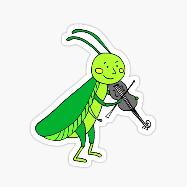 Grasshopper green Sticker