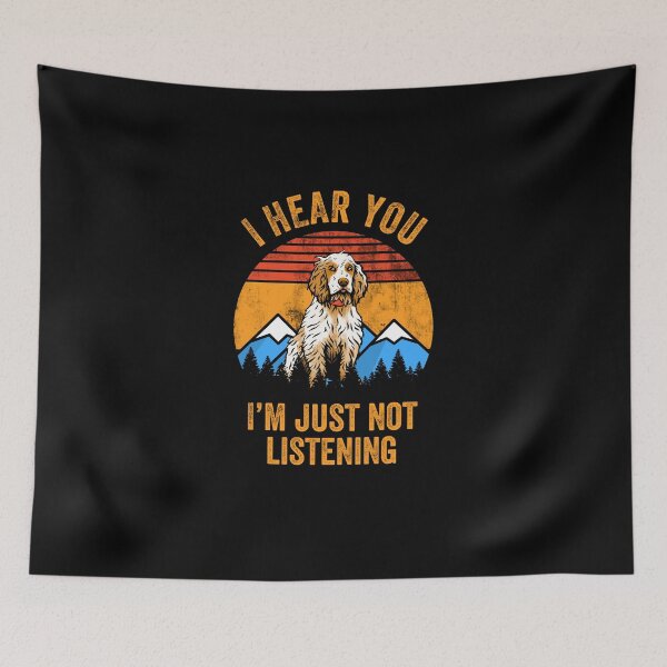 Item preview, Hear You Just Not Listening Stubborn Cocker Spaniel  designed and sold by Guarddogdrive.