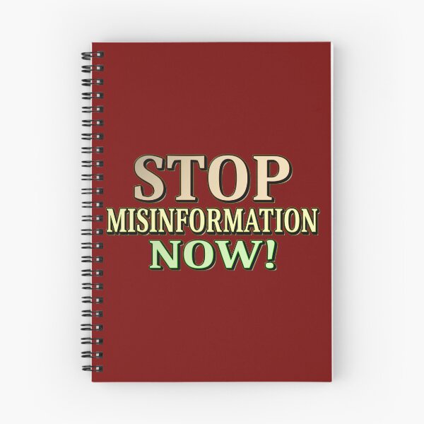 Item preview, "STOP MISINFORMATION" Cute Design. Buy Now designed and sold by Health And Fitness Posts e-Store.