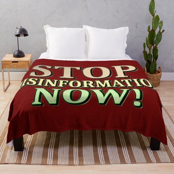 Item preview, "STOP MISINFORMATION" Cute Design. Buy Now designed and sold by Health And Fitness Posts e-Store.
