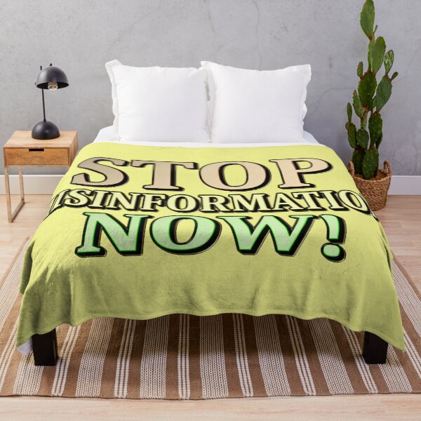 Item preview, "STOP MISINFORMATION" Cute Design. Buy Now designed and sold by Health And Fitness Posts e-Store.