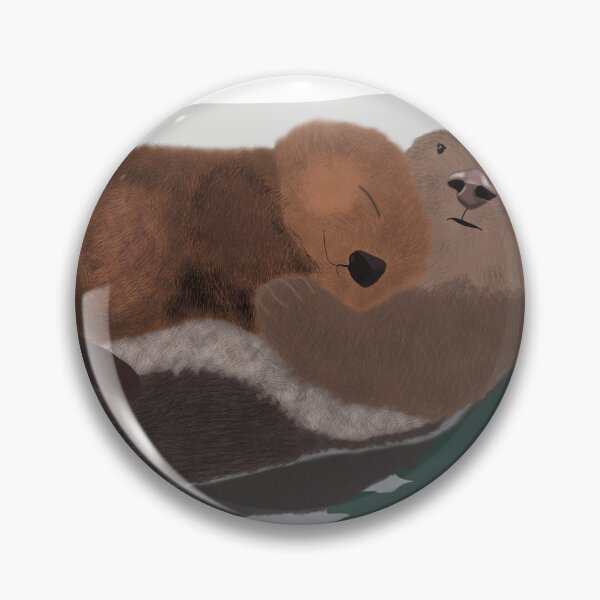 Item preview, Otters holding hands designed and sold by noonjournal.