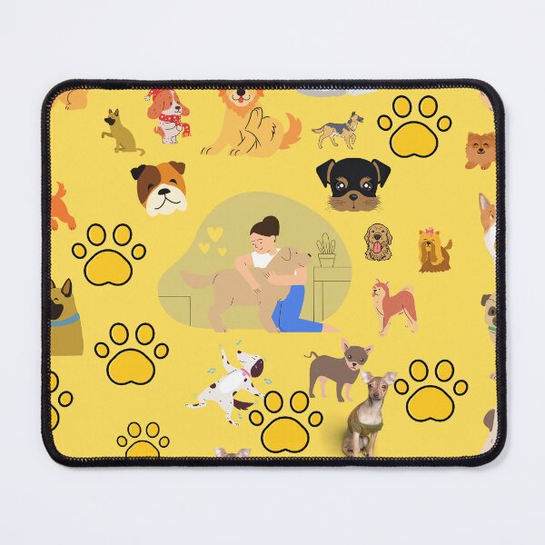 Item preview, Cute dog mum ruff Funny, pattern, A Line Dress designed and sold by Shifa19.