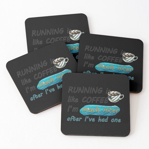 Item preview, Running Is Like Coffee I'm Much Nicer After I've Had One Classic T-Shirt designed and sold by madeleinem48.