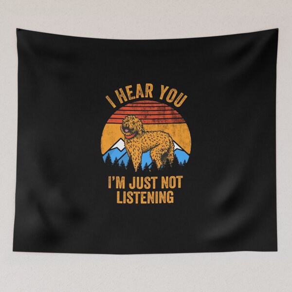Item preview, I Hear You I'm Just Not Listening Stubborn Goldendoodle   designed and sold by Guarddogdrive.