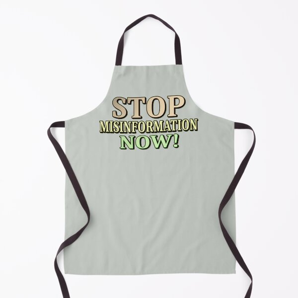 Item preview, "STOP MISINFORMATION" Cute Design. Buy Now designed and sold by Health And Fitness Posts e-Store.