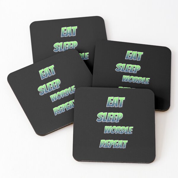 Item preview, Eat Sleep Wordle Repeat designed and sold by roleshop.