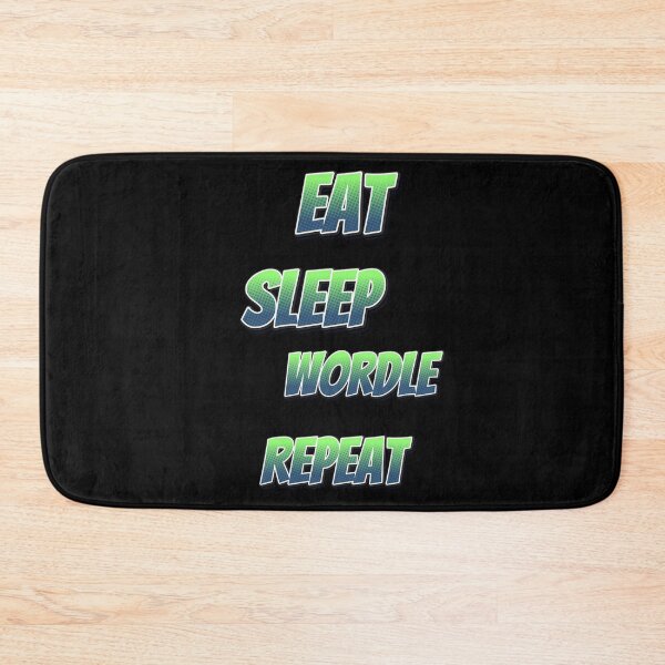 Item preview, Eat Sleep Wordle Repeat designed and sold by roleshop.