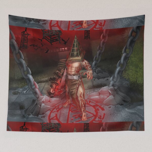 Item preview, Silent Villain Horror designed and sold by ladykraken.