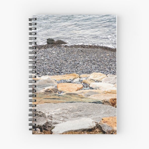 Item preview, Colorful rocks and pebbles along the sea edge designed and sold by Ruth Curtis.