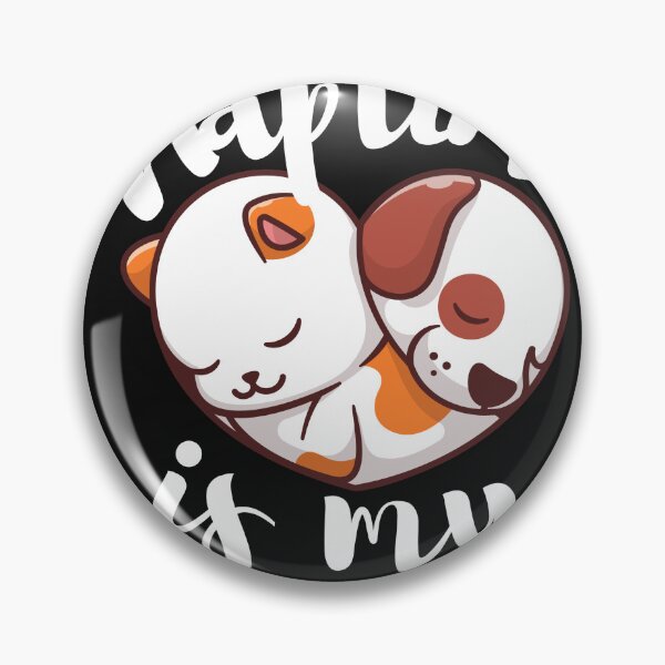 Item preview, cute funny cat and dog naptime is my happy hour designed and sold by Yakuzads.