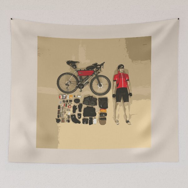 Item preview, Copy of Friends Bikepacking gravel bike solo travel travelling by bike bikepacker  designed and sold by angelpardo.