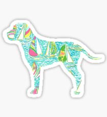 Sailboat Dog Sticker