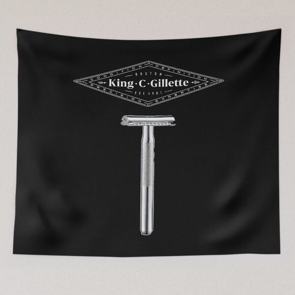 Item preview, King C Gillette Safety Razor (Dark Colored Items) designed and sold by Dagoth0Ur.