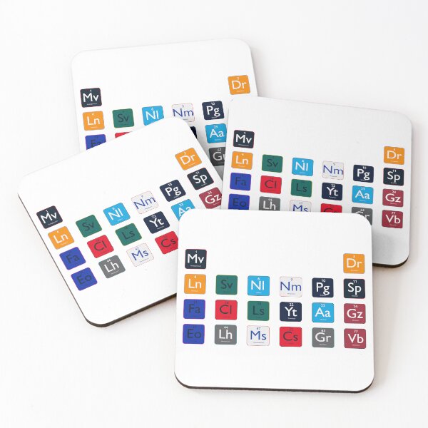 Item preview, F1 Periodic Table Drivers Grid designed and sold by JordanNeal.