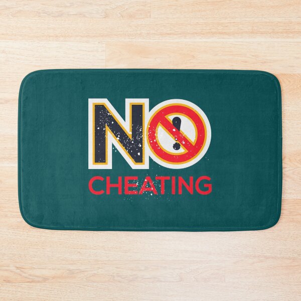 Item preview, Creative Warning sign (No cheating)   designed and sold by Stupiditeees.