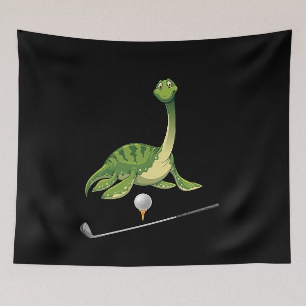 Artikelvorschau, Dinosaurier, der Golf spielt, lustiger guter Dinosaurier-Golf-Liebhaber-nettes grünes Design entworfen und verkauft von pedrored369.