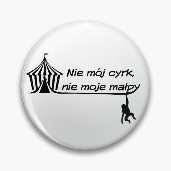 Item preview, "Not My Circus, Not My Monkeys" Tent and Monkey in white designed and sold by TheresaSapphire.