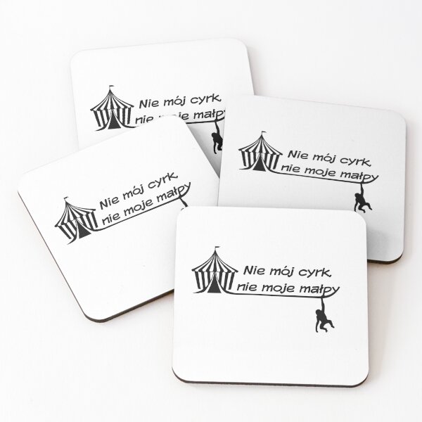 Item preview, "Not My Circus, Not My Monkeys" Tent and Monkey in white designed and sold by TheresaSapphire.