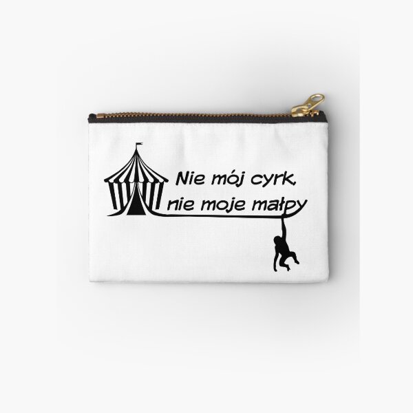 Item preview, "Not My Circus, Not My Monkeys" Tent and Monkey in white designed and sold by TheresaSapphire.