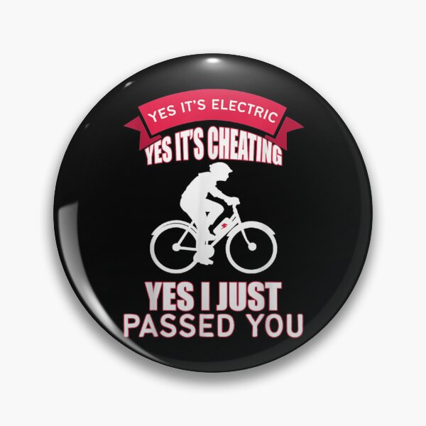 Item preview, E Bike Yes It_s Electric It_s Cheating And I Passed You Gift  Long Sleeve  designed and sold by Stupiditeees.