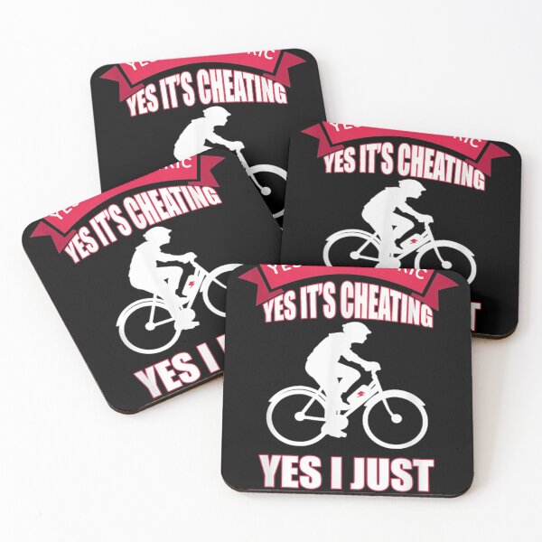 Item preview, E Bike Yes It_s Electric It_s Cheating And I Passed You Gift  Long Sleeve  designed and sold by Stupiditeees.