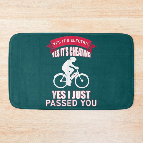 Item preview, E Bike Yes It_s Electric It_s Cheating And I Passed You Gift  Long Sleeve  designed and sold by Stupiditeees.